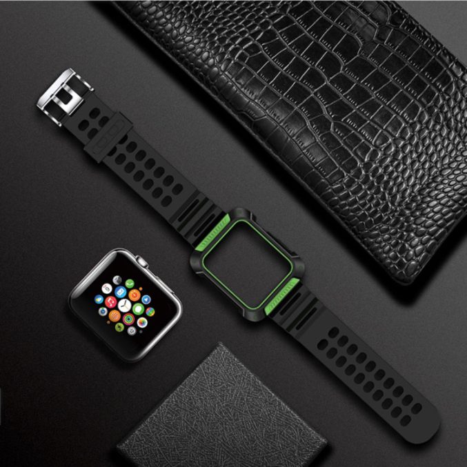 Armor TPU + PC bånd til Apple Watch 42mm - Bilde 4