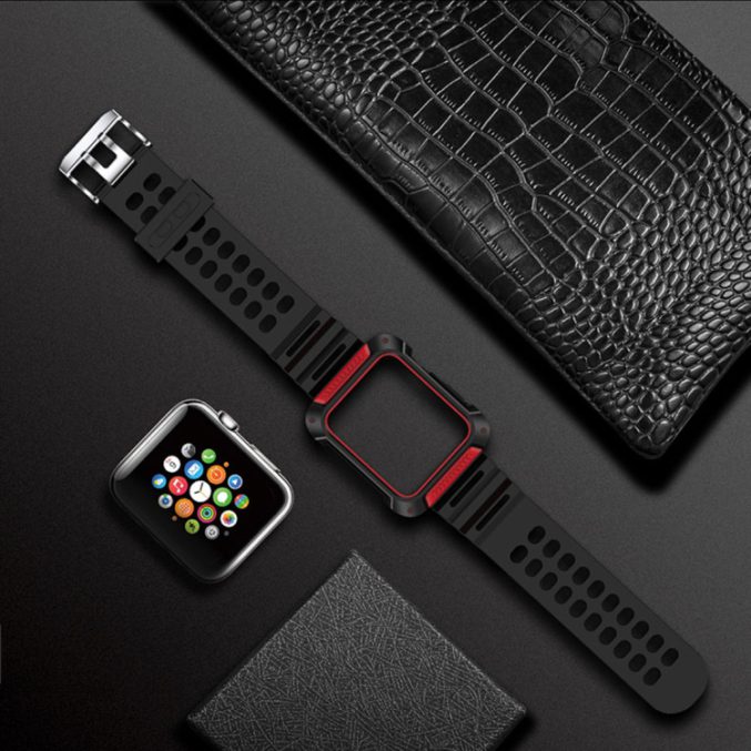 Armor TPU + PC bånd til Apple Watch 42mm - Bilde 2