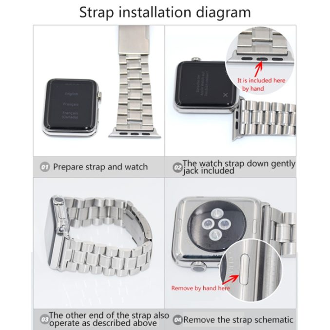 Apple Watch fester for 41 / 40 / 38 mm, 4 farger - Bilde 9