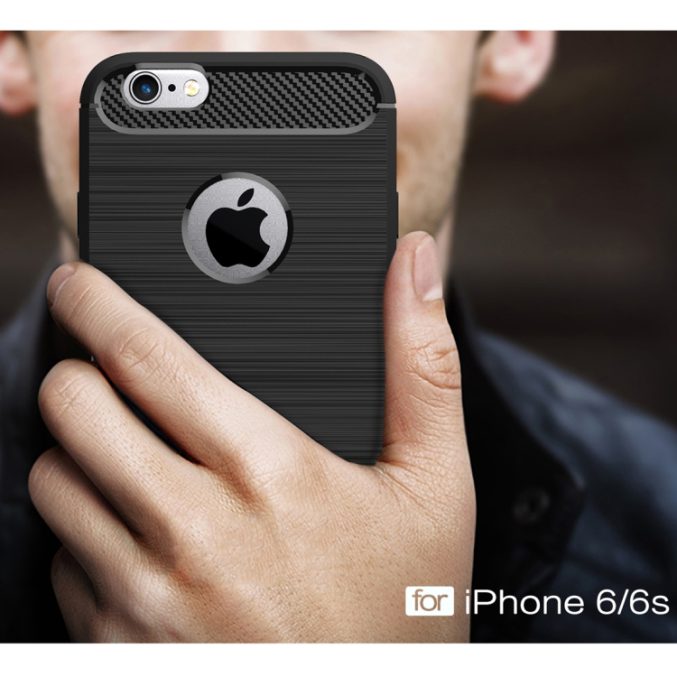 Deksel for røff bruk til iPhone 6 & 6s (Sort) - Bilde 2
