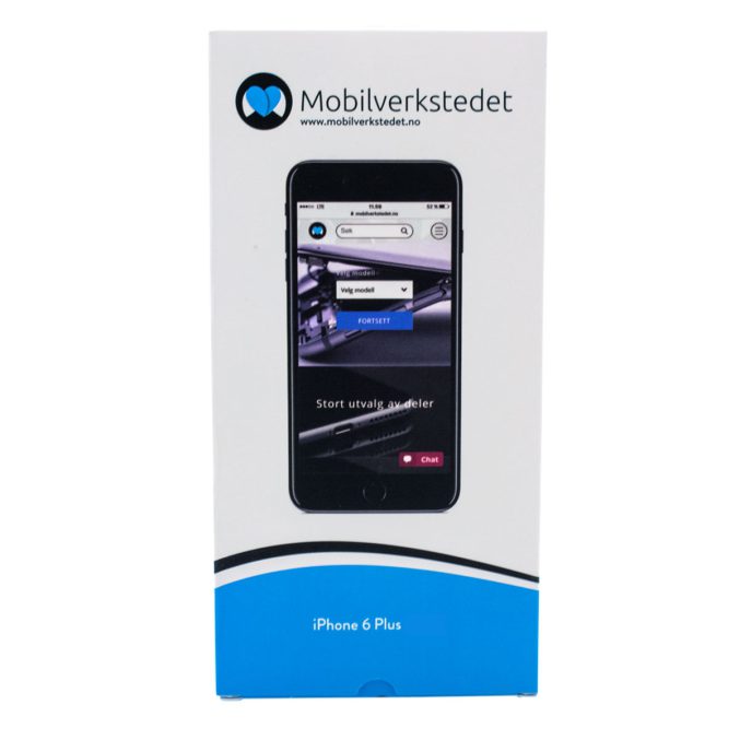 iPhone 6 Plus skjerm (glass og LCD) komplett med hjemknapp
