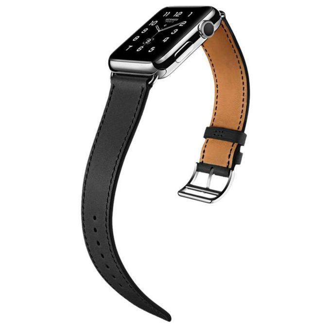 Lærreim for Apple Watch 41 / 40 / 38 mm - Bilde 4
