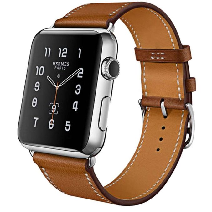 Lærreim for Apple Watch 41 / 40 / 38 mm - Bilde 3