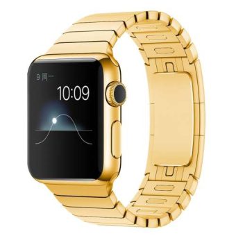 Stainless Steel klokkereim for Apple Watch 41 / 40 / 38 mm - Gull