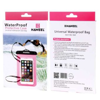 Vanntett pose til smarttelefon - Rosa