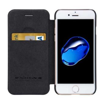 iPhone 7 Plus & 8 plus Business Style Flip cover - Sort