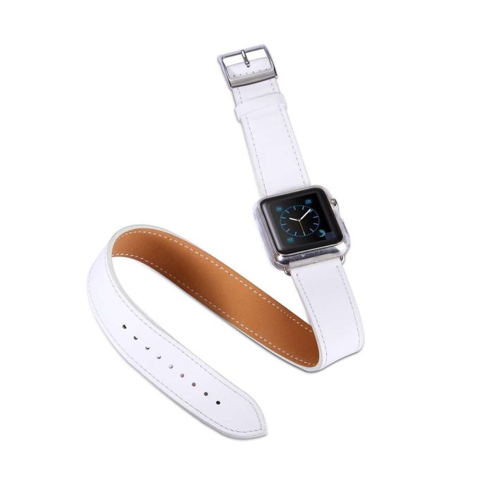 Dobbel reim watchband med kontakt for Apple Watch Ultra 49 / 45 / 44  mm (Hvit) - Bilde 5