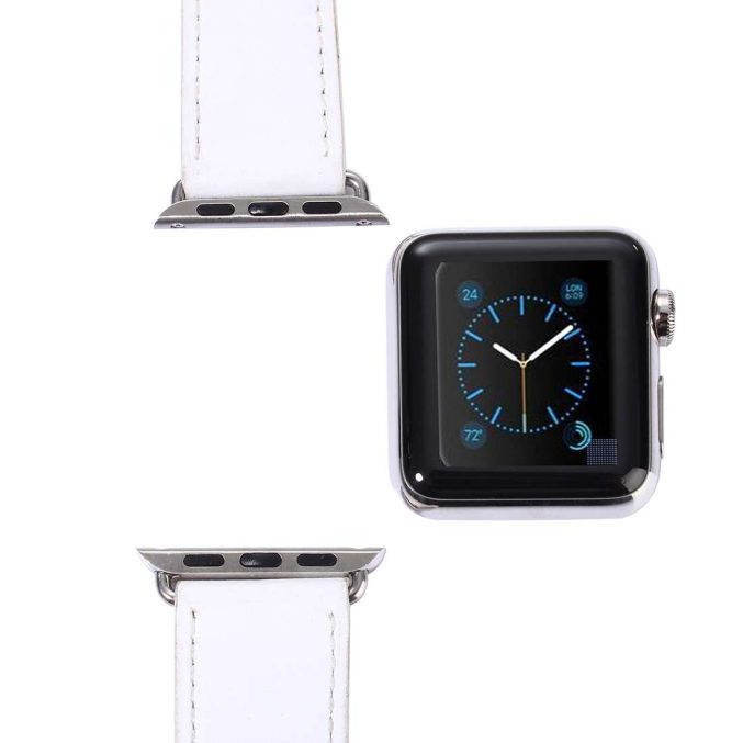 Dobbel reim watchband med kontakt for Apple Watch Ultra 49 / 45 / 44  mm (Hvit) - Bilde 2