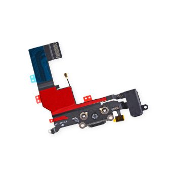 Lightning, Minijack og Mikrofon modul til iPhone 5S - Sort