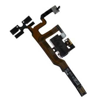 AUX utgang og volum knapper til iPhone 4 - Hvit