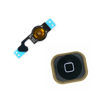 Hjem knapp + modul (hele knappen) til iPhone 5 - Sort