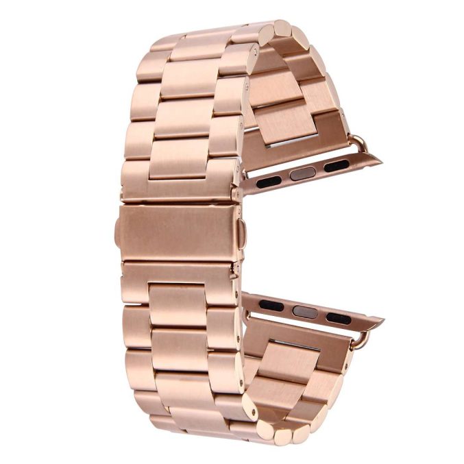 Klokkereim Apple Watch 41 / 40 / 38 mm Rustfritt Stål (3-ledd) - Bilde 28
