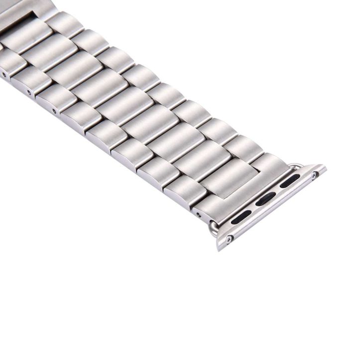 Klokkereim Apple Watch 41 / 40 / 38 mm Rustfritt Stål (3-ledd) - Bilde 8