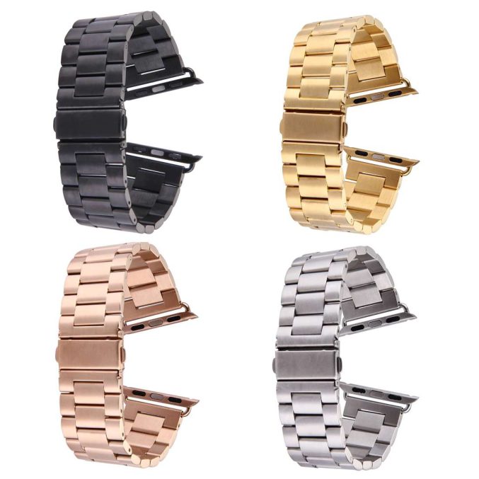 Klokkereim Apple Watch Ultra 49 / 45 / 44 mm Rustfritt Stål (3-ledd) - Bilde 5