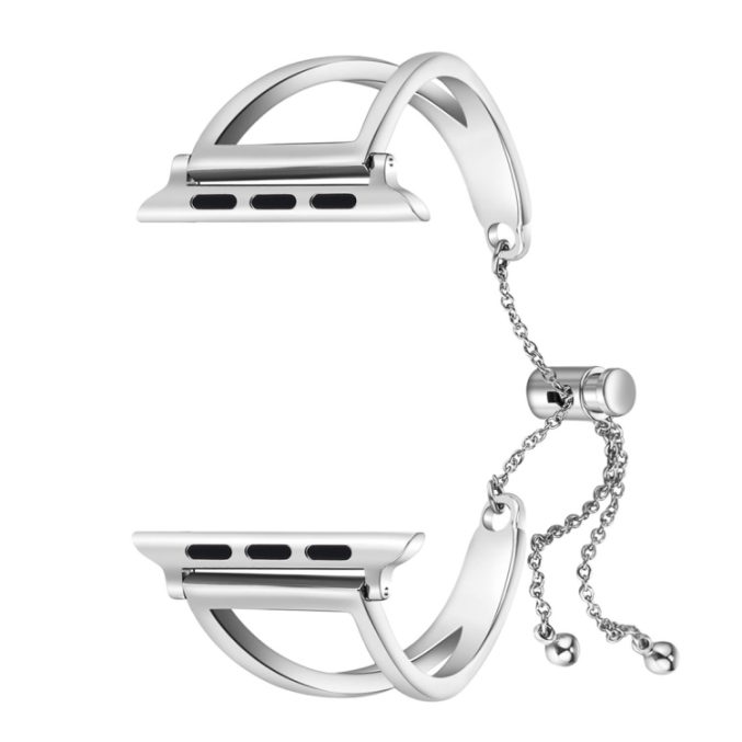 V-formet Klokkereim i metall for Apple Watch Ultra 49 / 45 / 44 mm - Bilde 4
