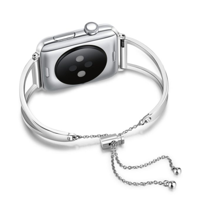 V-formet Klokkereim i metall for Apple Watch Ultra 49 / 45 / 44 mm - Bilde 3