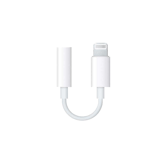 Apple Lightning til 3.5mm jack adapter