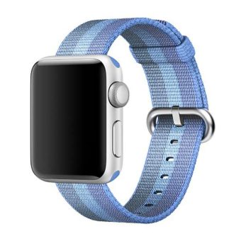 Apple Watch stripete vevet nylon klokkereim 41 / 40 / 38 mm - Blå