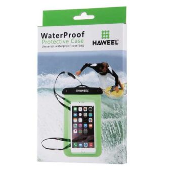 Vanntett pose til smarttelefon - Grønn