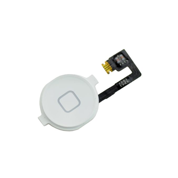 iPhone 4 White Home Button With Flex Cable iPhone > iPhone 4 GSM