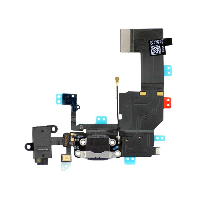 iPhone 5C Dock Connector Flex Cable Black iPhone > iPhone 5c