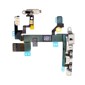 iPhone 5S Power ON/OFF Control Flex Cable Assembly with metal plate iPhone > iPhone 5s