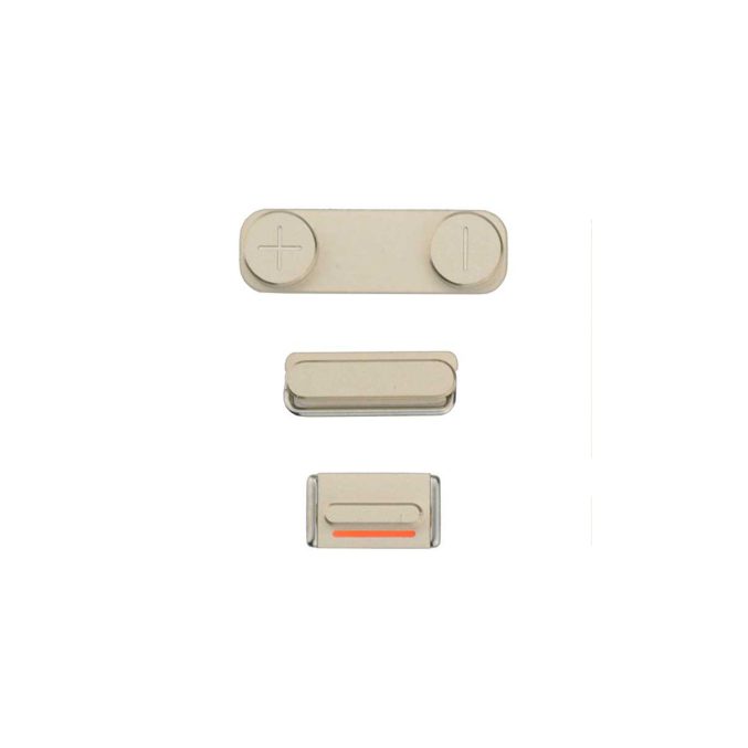 iPhone 5S/SE Side Buttons Set - Gold iPhone > iPhone 5s