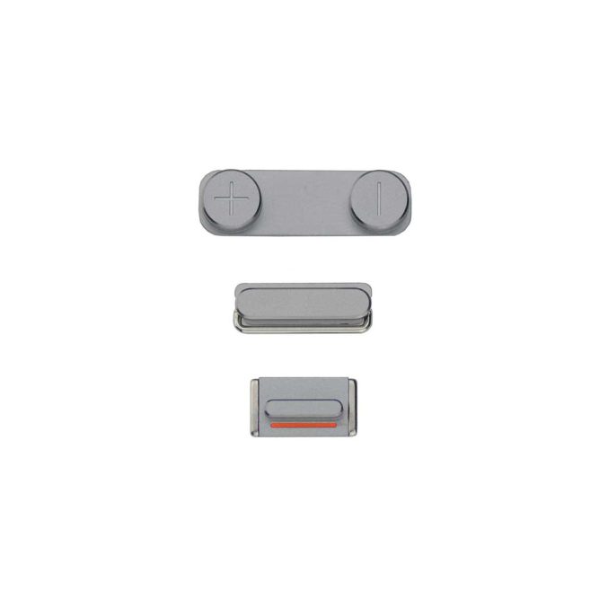 iPhone 5S/SE Side Buttons Set - Gray iPhone > iPhone 5s