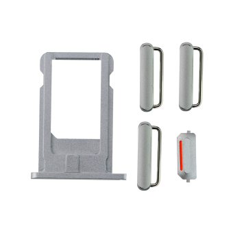 iPhone 6 Plus Side Buttons Set with SIM Tray - Gray iPhone > iPhone 6 Plus