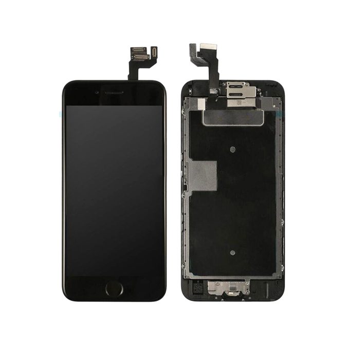 iPhone 6S LCD Screen Full Assembly with Black Ring Home Button - Black iPhone > Parts by Types > LCD Screen