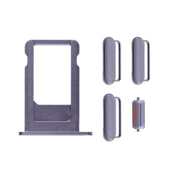 iPhone 6S Side Buttons Set with SIM Tray - Grey iPhone > iPhone 6s