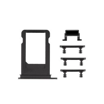 iPhone 7 Plus Side Buttons Set with SIM Tray - Jet Black iPhone > iPhone 7 Plus