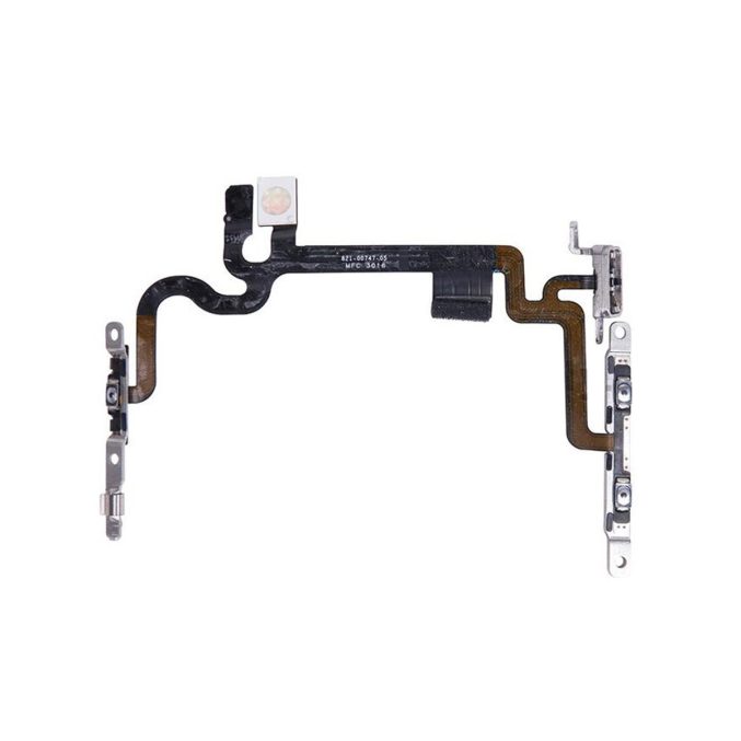 iPhone 7 Power Button Flex Cable with Metal Bracket Assembly