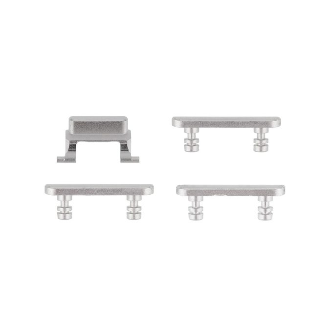 iPhone 7 Side Buttons Set - Silver
