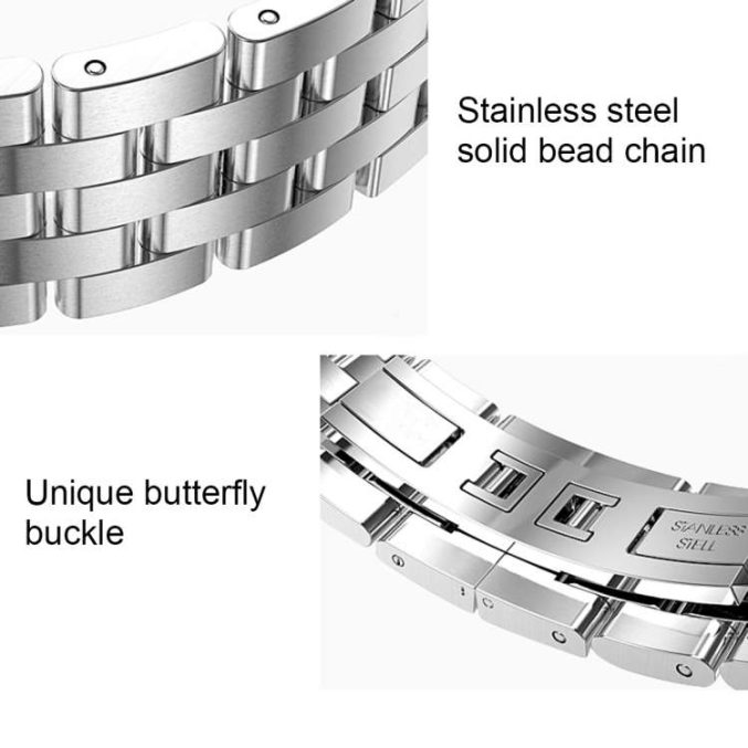 Klokkereim Apple Watch 41 / 40 / 38 mm Rustfritt Stål (5-ledd) - Bilde 20