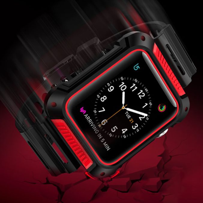 Armor TPU + PC bånd til Apple Watch 42mm - Bilde 8