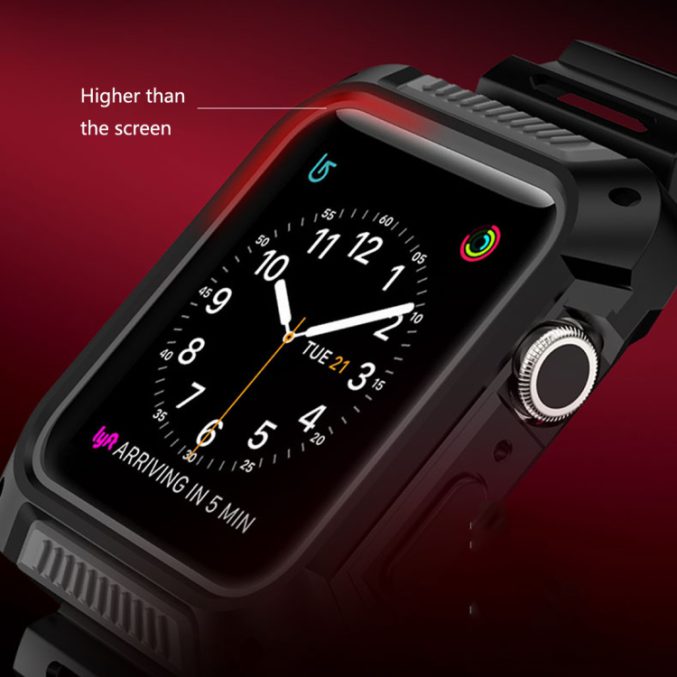 Armor TPU + PC bånd til Apple Watch 42mm - Bilde 7