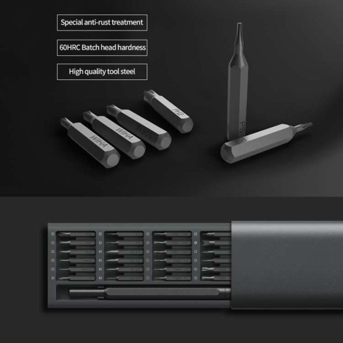 Xiaomi Profesjonelt Skrutrekkersett 24 deler - Bilde 3