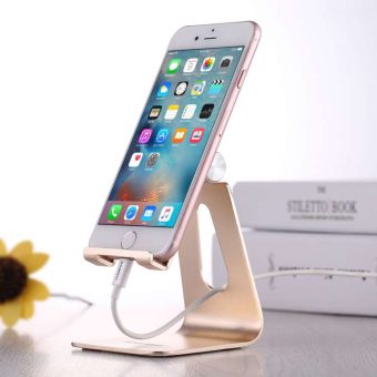 Justerbar Aluminium bordholder - Gull