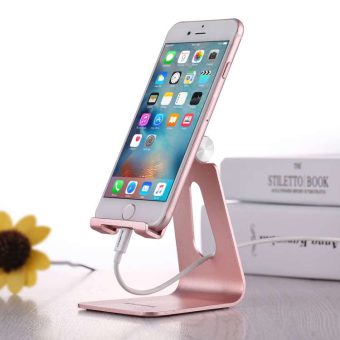 Justerbar Aluminium bordholder - Rose Gull