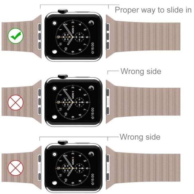 Apple Watch klokkereim med magnetlås, 41 / 40 / 38 mm - Bilde 25