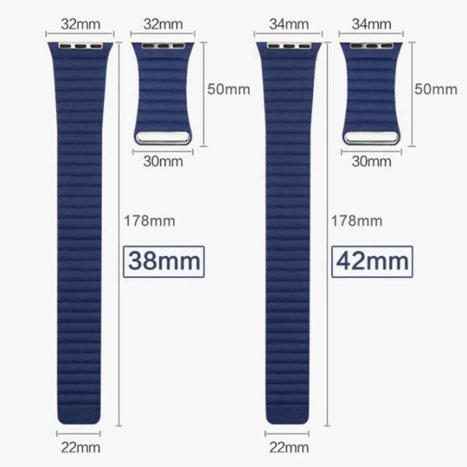Apple Watch klokkereim med magnetlås, 41 / 40 / 38 mm - Bilde 22