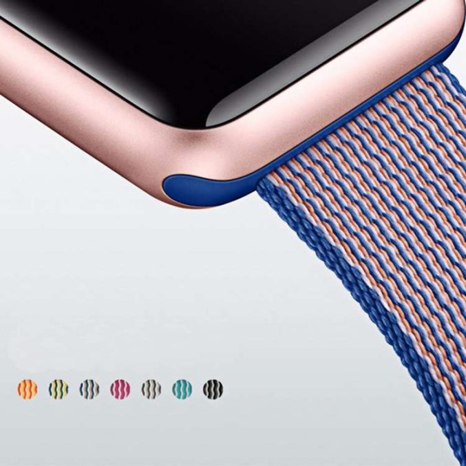 Apple Watch vevet nylon klokkereim Ultra 49 / 45 / 44  mm - Bilde 7