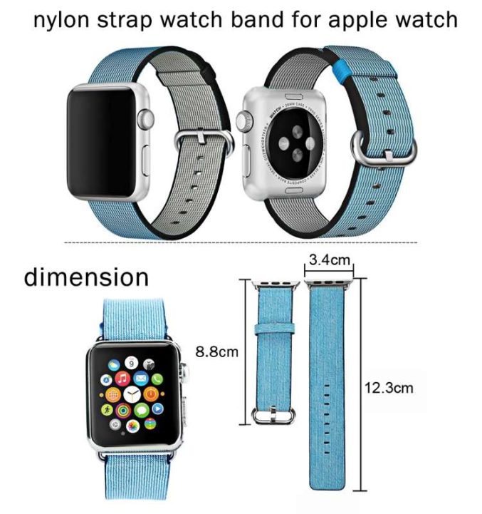 Apple Watch vevet nylon klokkereim Ultra 49 / 45 / 44  mm - Bilde 8
