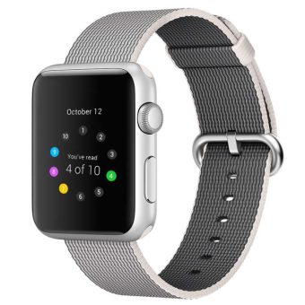 Apple Watch vevet nylon klokkereim Ultra 49 / 45 / 44  mm - Grå