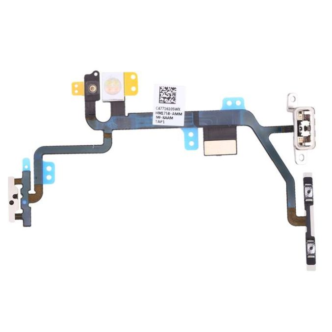 Volum opp/ned, mute og power knapp modul for iPhone 8 - Bilde 4