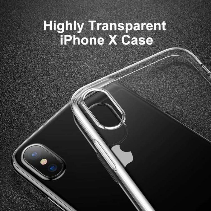 Baseus deksel for iPhone X og XS (gjennomsiktig) - Bilde 21