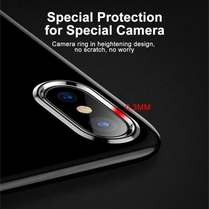Baseus deksel for iPhone X og XS (gjennomsiktig) - Bilde 18