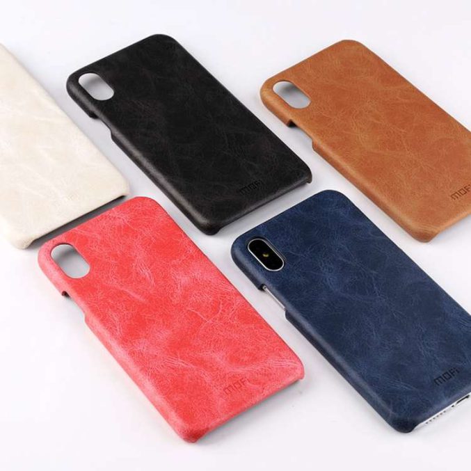 MOFI Lærcover for iPhone X / XS - Bilde 11