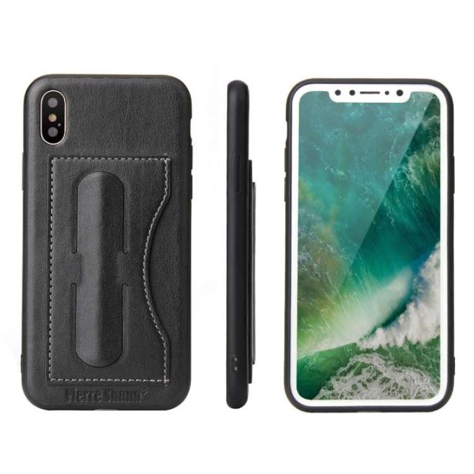 Lærcover med kortholder for iPhone X og XS - Bilde 30